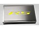 Brushed Fuse Box Cover with RS Top Plate; Yellow Solid (16-24 Camaro LT w/ RS Package)