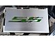 Brushed Fuse Box Cover with SS Top Plate; Green Carbon Fiber (16-24 Camaro SS)