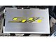 Brushed Fuse Box Cover with SS Top Plate; Yellow Solid (16-24 Camaro SS)
