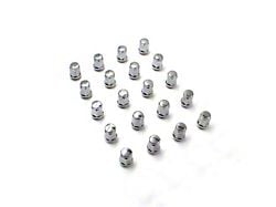 Bulge Chrome Acorn Lug Nut Kit; 3/4-Inch; Set of 20 (10-24 Camaro)