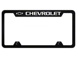 Chevrolet Laser Etched License Plate Frame (Universal; Some Adaptation May Be Required)