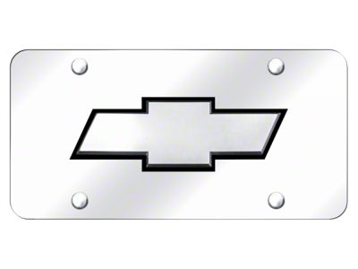 Chevy Logo License Plate (Universal; Some Adaptation May Be Required)