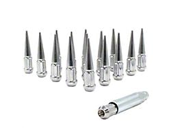 Chrome Spike Lug Nut Kit; 12mm x 1.5; Set of 20 (93-02 Camaro)