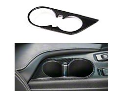 Cup Holder Trim Cover; Carbon Fiber (16-24 Camaro)