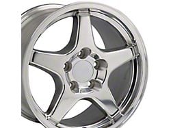 CV01 Polished Wheel; 17x9.5; 56mm Offset (93-02 Camaro)