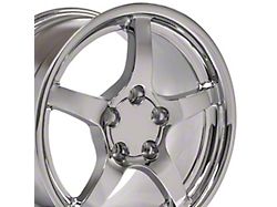 CV05 Chrome Wheel; 17x9.5; 54mm Offset (93-02 Camaro)