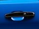 Chrome Delete Door Handle Covers; Gloss Black (16-24 Camaro)