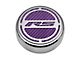 Engine Caps with RS Logo; Purple Carbon Fiber (10-15 V6 Camaro w/ Automatic Transmission)