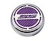 Engine Caps with SS Logo; Purple Carbon Fiber (10-15 Camaro SS w/ Automatic Transmission)
