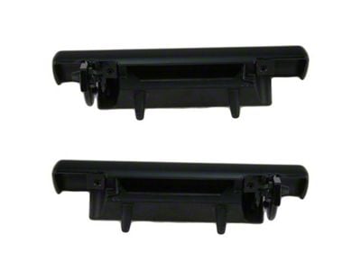 Exterior Door Handles; Black (93-02 Camaro)