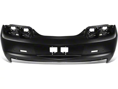 Factory Style Rear Bumper Cover; Pre-Drilled for Backup Sensors; Primed Black (10-13 Camaro LS, LT, SS)