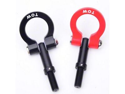 Feather Lite Stealth Tow Hook with Red D-Ring; Front and Rear (14-15 Camaro SS, Z/28)