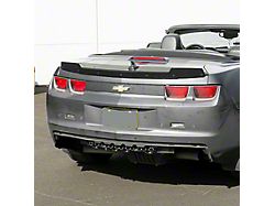 Flush Mount Wickerbill Rear Spoiler; Smoke Tinted (10-13 Camaro)