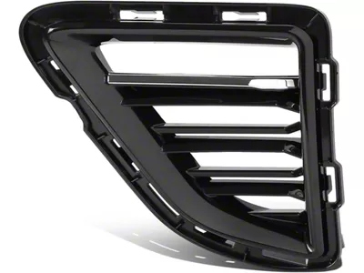 Fog Light Bezel; Black; Driver Side (16-18 Camaro SS)