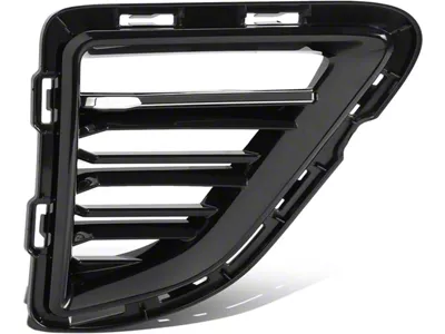 Fog Light Bezel; Black; Passenger Side (16-18 Camaro SS)