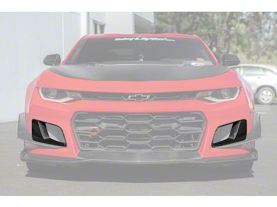 Front Bumper Air Duct Bezels; Carbon Fiber (17-24 Camaro ZL1)