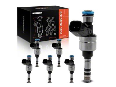 Fuel Injectors; Set of Six (12-15 3.6L Camaro)