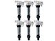 Ignition Coils; Set of Six; Black (10-15 3.6L Camaro)