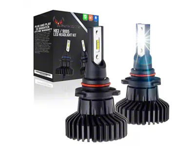 Infinity Beam LED Headlight Bulbs; HB3/9005 (16-22 Camaro)