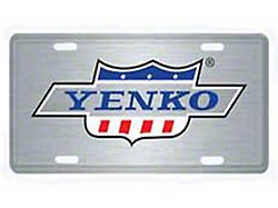 License Plate with Yenko Logo (Universal; Some Adaptation May Be Required)