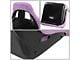 Microfiber Suede Large Racing Bucket Seats with Seat Sliders; Purple (Universal; Some Adaptation May Be Required)