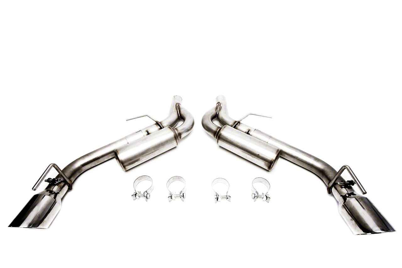 Camaro Muffler Delete Axle Back Exhaust With Polished Tips 16 24 36l