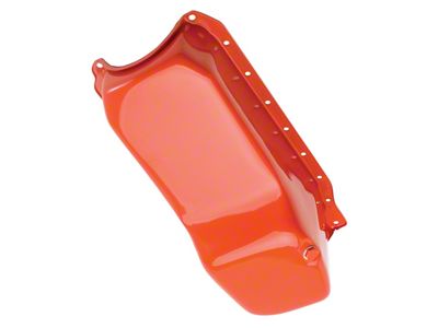 OEM Style Oil Pan; 4-Quart; Orange (93-00 5.7L Camaro)