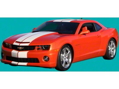 Pace Car Door Decal Kit; Blue/Maroon (2010 Camaro)