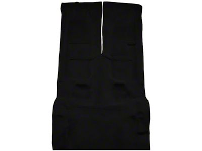 Passenger and Rear Cutpile Molded Carpet; Black (93-02 Camaro Coupe)