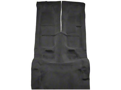 Passenger and Rear Cutpile Molded Carpet; Graphite (93-99 Camaro Coupe)