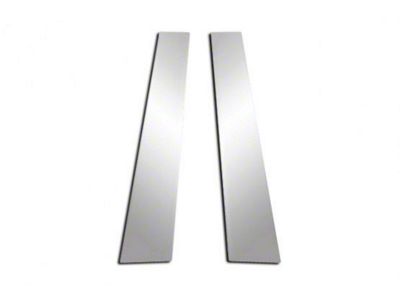 Pillar Posts; 1/2-Inch Wide; Polished (10-15 Camaro)