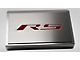 Polished Fuse Box Cover with Brushed RS Top Plate; Garnet Red (16-24 Camaro LT w/ RS Package)