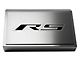 Polished Fuse Box Cover with Brushed RS Top Plate; Black Solid (16-24 Camaro LT w/ RS Package)