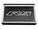 Polished Fuse Box Cover with Carbon Fiber RS Top Plate; Black Solid (16-24 Camaro LT w/ RS Package)