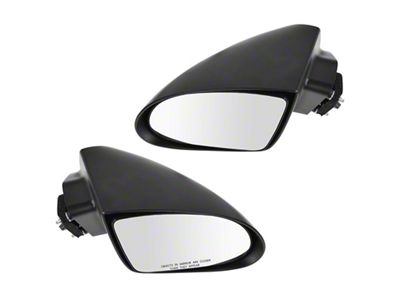 Powered Mirrors; Unpainted (93-02 Camaro)