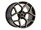 PR126 Matte Black and Bronze Wheel; Rear Only; 20x11 (16-24 Camaro)