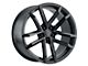 PR208 Satin Black Wheel; Rear Only; 20x10 (16-24 Camaro)