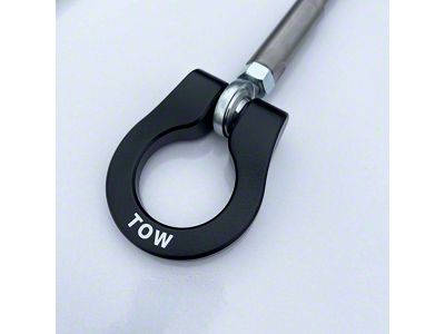 Premium Stealth Tow Hook with Black D-Ring; Front (12-13 Camaro ZL1)