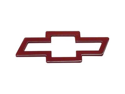 Rear Deck Lid Bow Tie Emblem; Red (93-02 Camaro)