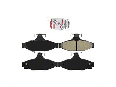 Semi-Metallic Brake Pads; Rear Pair (93-97 Camaro w/ Rear Disc Brakes)