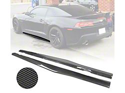 Side Skirts; Carbon Fiber (10-15 Camaro)