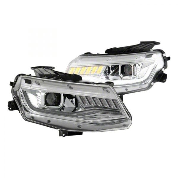 Camaro Signature Series Sequential Turn Signal Projector Headlights ...