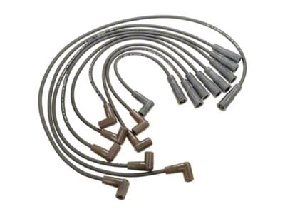 Spark Plug Wires; Black (93-97 5.7L Camaro)