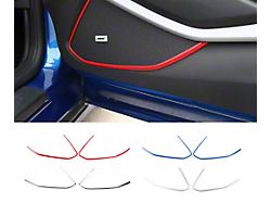 Speaker Door Trim; Chrome (16-24 Camaro)