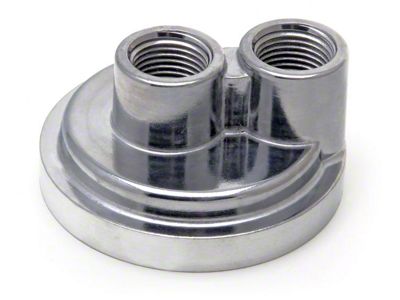 Spin-On Oil Filter Bypass Adapter; 18mm x 1.50 Threads (93-02 V6 Camaro)