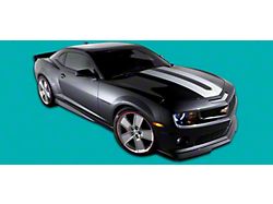 Synergy Style Stripes; Black (10-13 Camaro)