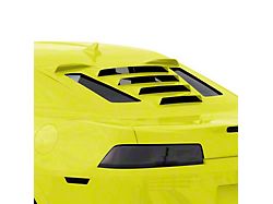 Tekno 1 Rear Window Louvers; Lemon Peel (10-15 Camaro Coupe)