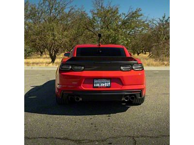 Trunk with Ducktail Spoiler; Carbon Fiber (16-24 Camaro Coupe)