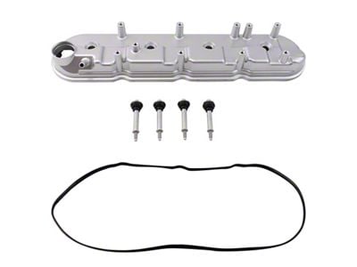 Valve Cover; Driver Side; Silver (12-15 Camaro SS)