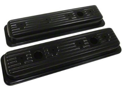 Valve Covers; Black (93-02 5.7L Camaro)